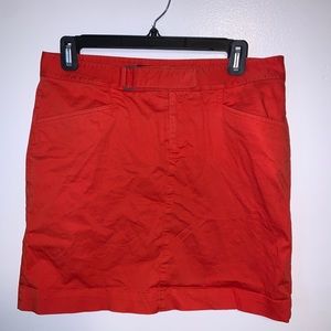 Ralph lauren orange golf skirt with built in short